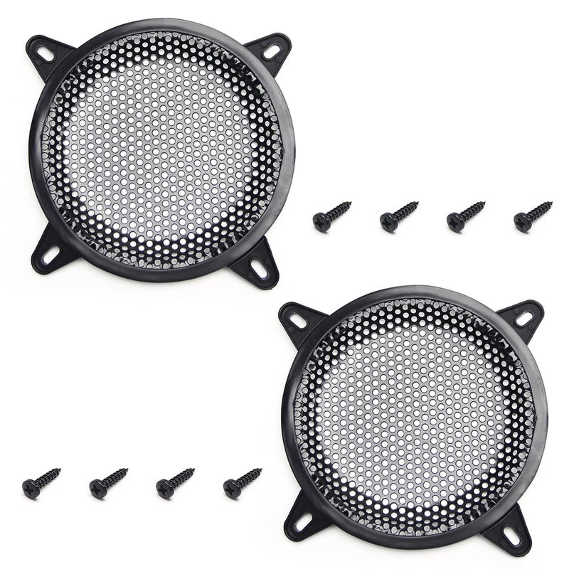 Fielect 6.5in Circle Speaker Mesh Cover Subwoofer Guard - Image 1